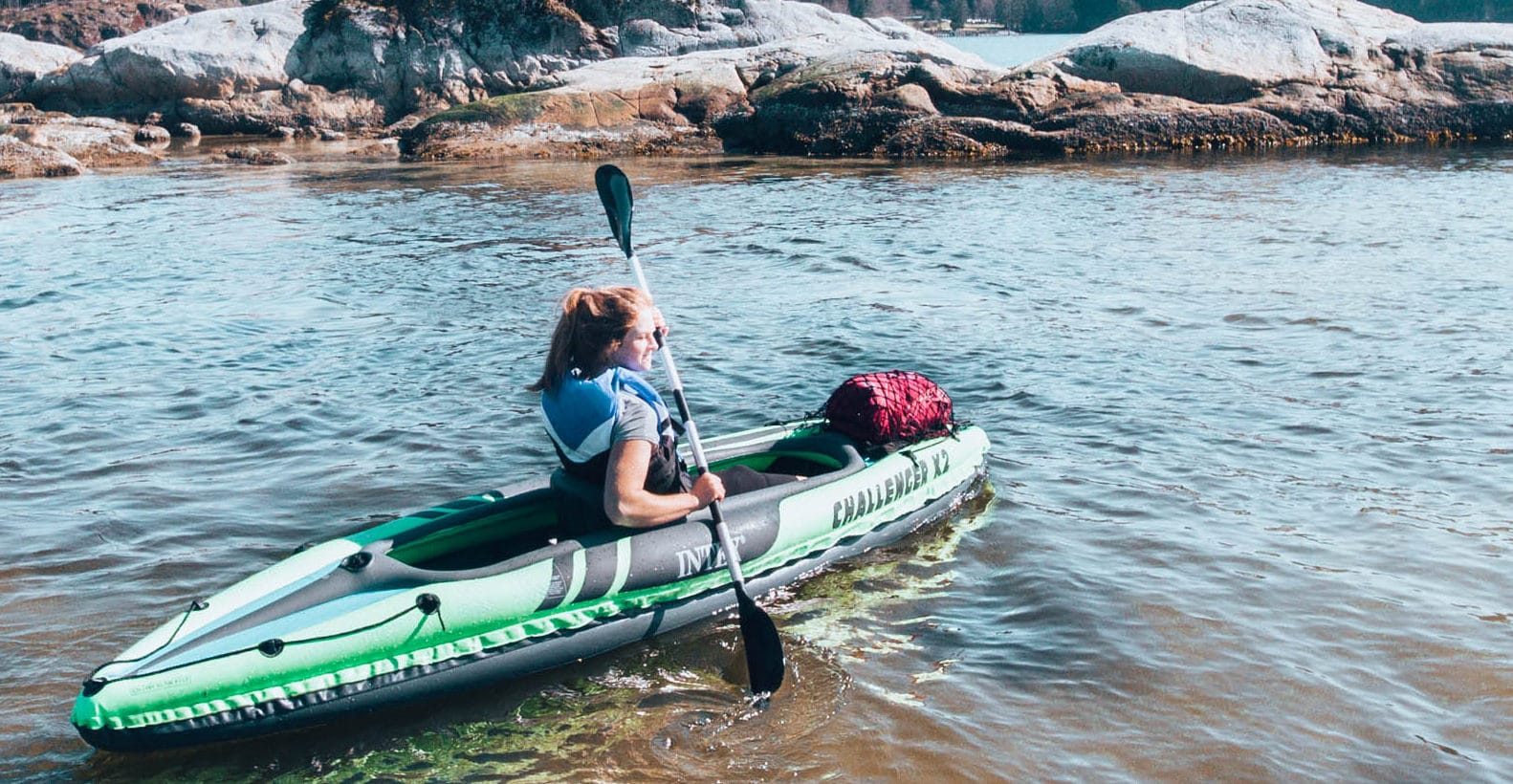 Kayak Hinchable Intex K1 Challenger – Paddle Gear