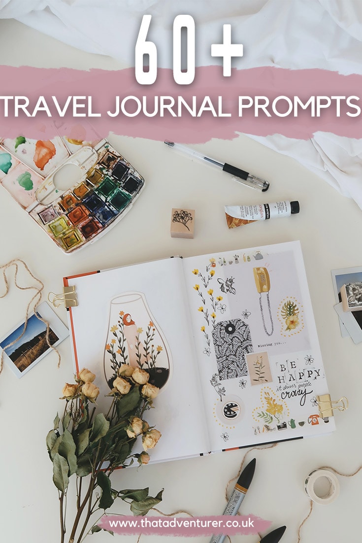 travel journal prompts pin
