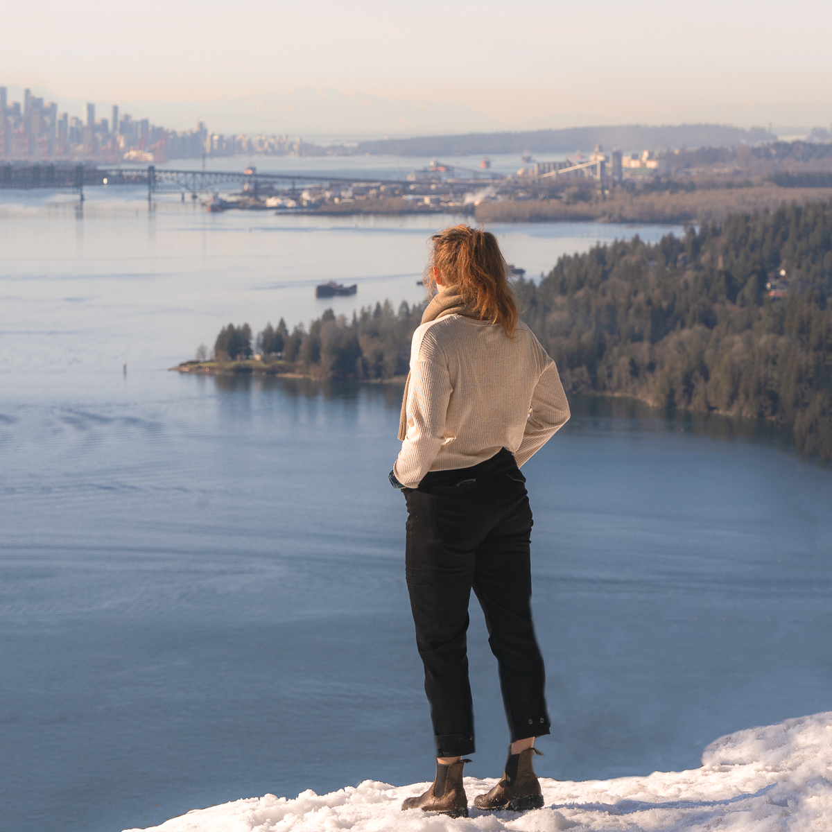 belcarra bluffs hike near vancouver