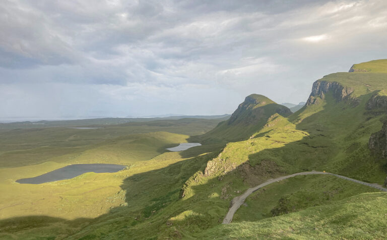 the quiraing trail isle of skye scotland