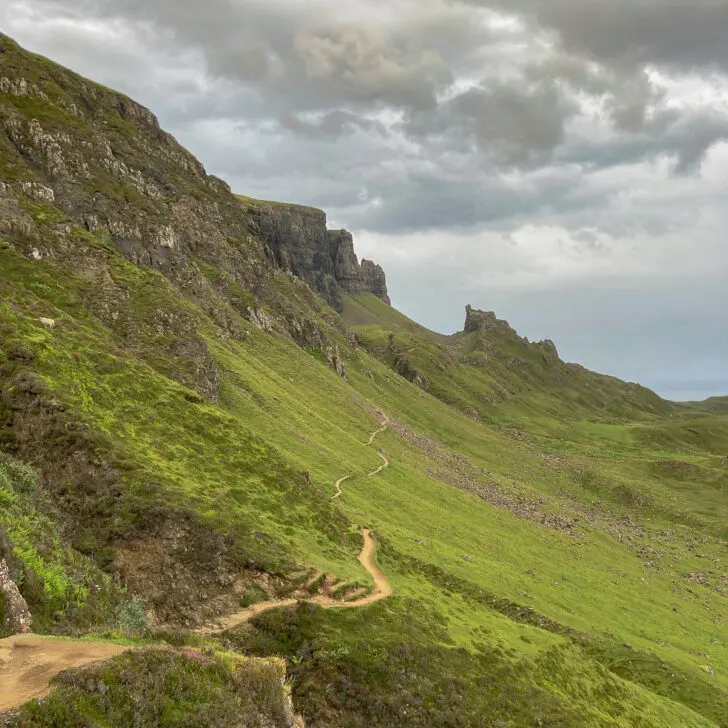 the quiraing trail isle of skye scotland